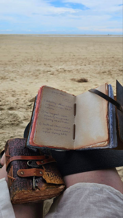Velita Vintage Leather Journal Made in India. Ships from USA