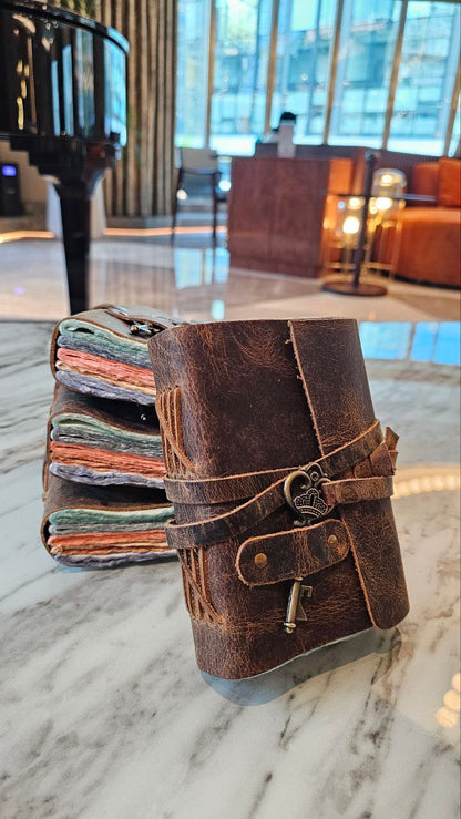 Velita Vintage Leather Journal Made in India. Ships from USA