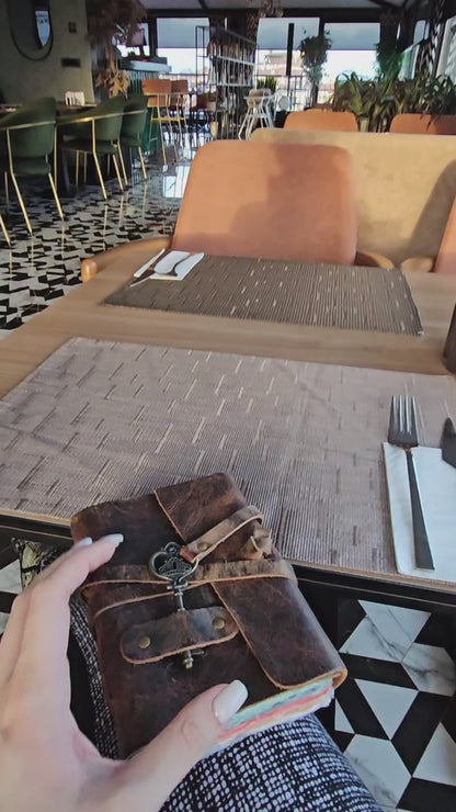 Velita Vintage Leather Journal Made in India. Ships from USA